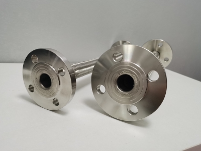 Stainless Steel Braided Flexible Metal Flange Hose with Inner PTFE Lining