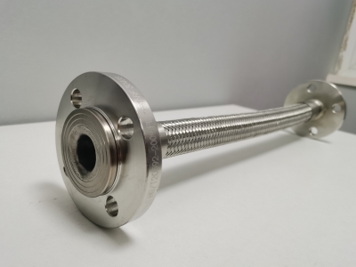 Enhance Your Industrial Pipelines with Stainless Steel Braided Flexible Metal Flange Hose with PTFE Inner Core